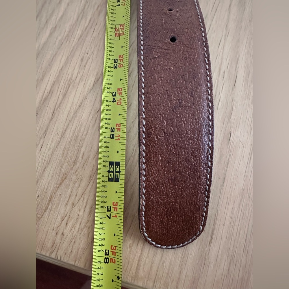 Gucci Monogram belt with a bamboo-style G buckle - Picture 4 of 7